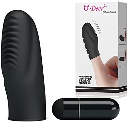 Odeer- Silicone Fingering Stimulation Dancing Mini Finger Vibrator G-spot Clitoral Vagina Nipple Massager Vibration Full Body for Women Adult Toy