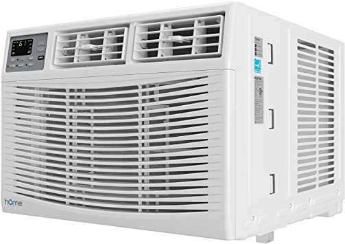 hOmeLabs 12,000 BTU Window Air Conditioner - Energy Star Certified AC Unit with Digital Thermostat and Easy-to-Use Remote Control - Ideal for Rooms up to 550 Square Feet