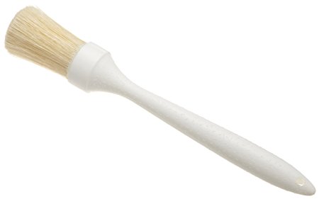 Ateco 1682 Pastry Brush, 1 1/4-Inch Diameter Head with Natural White Boar Bristles & Molded Plastic Handle