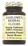 Kacip Fatimah Extract 1001 - 60 300mg VegiCaps - Stearate Free Bottled in Glass