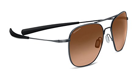 Serengeti Sunglasses Aerial Shiny Gunmetal Drivers