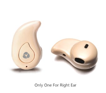 EaglewoodTM Small Wireless Bluetooth 40 Invisible Earphone Headset Earbud Support Hands-free Calling For iPhone Samsung Sony HTC LG Blackberry and Most Smartphones Coffee