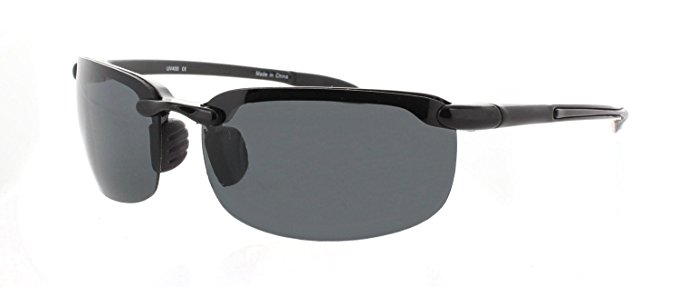 Fiore Maui Life TR90 Polarized and Non-Polarized Partial Flex Frame Semi Rimless Sunglasses