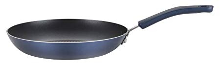 T-fal B12907 Color Luxe Hard Titanium Nonstick Thermo-Spot Dishwasher Safe PFOA Free Fry Pan Cookware, 12-Inch, Blue