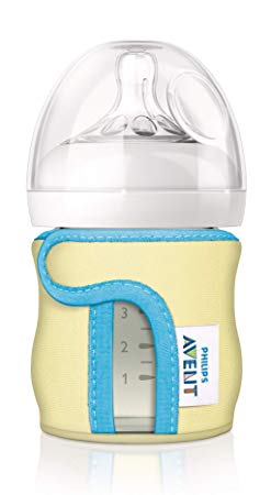 Philips Avent Glass Baby Bottle Sleeve, 4 Ounce (Colors May Vary)