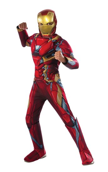 Rubie's Costume Captain America: Civil War Deluxe Iron Man Costume, Medium