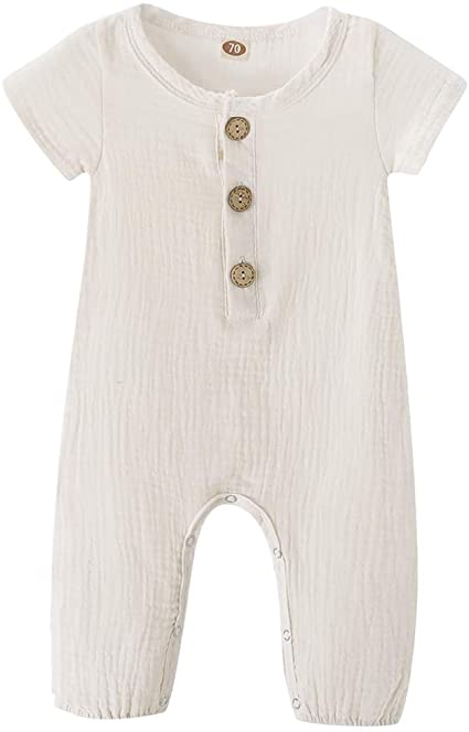 Newborn Baby Girl Clothes Romper Ruffle Sleeve Jumpsuit Bodysuit Cute Girls Onesies Infant Romper Outfits