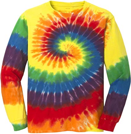 Koloa Surf Co. Colorful Long Sleeve Tie-Dye T-Shirts in 10 Colors. Sizes: S-4XL