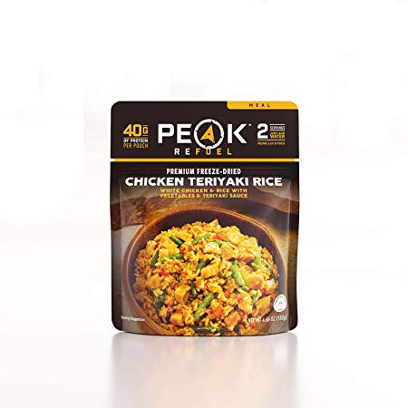 Peak Refuel Freeze Dried Backpacking and Camping Food  Amazing Taste  High Protein  Quick Prep  Lightweight