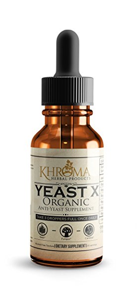 Yeast X - Organic Anti-Yeast Supplement - 30 Servings in a 2 oz Glass Bottle
