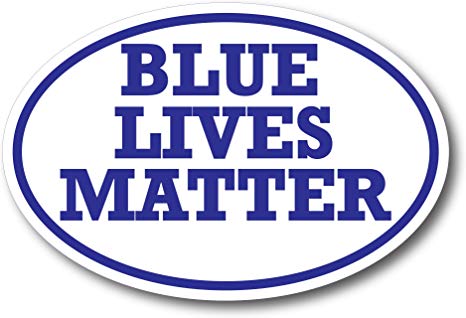 Blue Lives Matter Magnet Decal Support Law Enforcement - Heavy Duty for Car Truck SUV