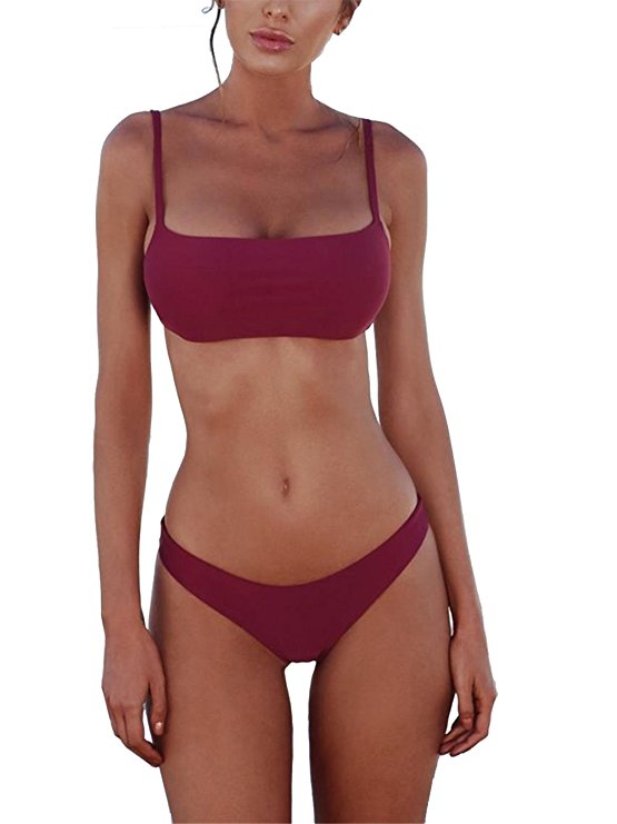 PRETTYGARDEN 2018 Sexy Push up Padded Brazilian Bikini Set Swimwear Swimsuit Beach Suit Bathing Suits