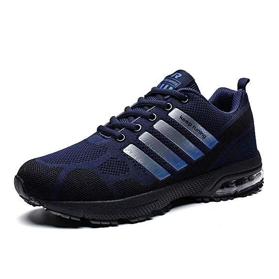 Kuako Men Women Running Shoes Air Trainers Fitness Casual Sports Walk Gym Jogging Athletic Sneakers