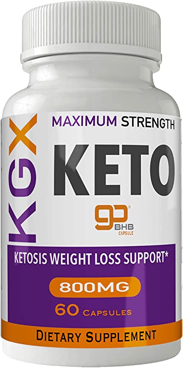KGX Keto Pills 800 Advanced Energy Ketones with Go BHB Capsules Ketones Ketogenic Supplement for Weight Loss Pills 60 Capsules 800 MG GO BHB Salts