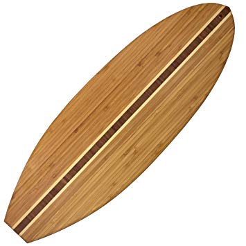 Totally Bamboo 20-7635 surfboard cutting board, 23-inch x 7.5-inch