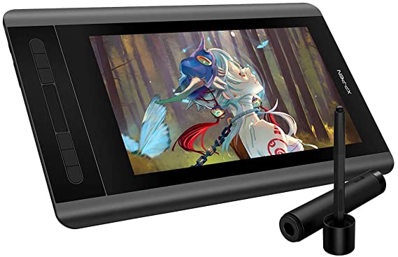 Graphics Monitor XP-PEN Artist 12 11.6 Inch HD IPS Pen Display Drawing Tablet with 8192 Levels Pressure Sensitivity 6 Shortcut Keys and 1 Touch Bar