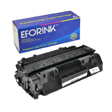 EFORINK Compatible Toner Cartridge Replacement for HP CF280A 80A (Black, 1-Pack)