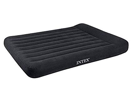 Intex 0774034 Pillow Rest Classic Queen Size Airbed with Built in Electric Pump