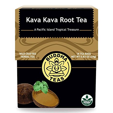 Kava Kava Root Tea - Organic Herbs - 18 Bleach Free Tea Bags