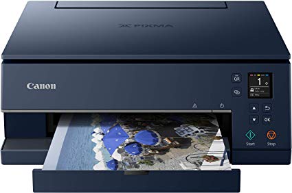 Canon USA Pixma TS6320 Wireless Inkjet Color Photo All In One Printer, Copier, Scanner, Navy