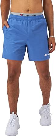 Champion Men's Warm-up Shorts, Nylon Shorts for Men, Gym Shorts for Men, Athletic Shorts, 6"