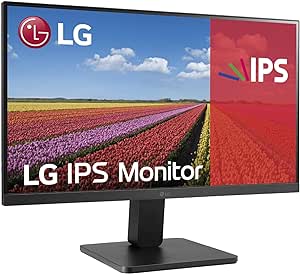 LG 24MR400-B - Monitor Full HD, 24 Pulgadas, IPS 1000:1, 1920x1080, HDMIx1, AMD FreeSync, Clasificación E, Sin Altavoz, Pantalla Ergonómica, Negro