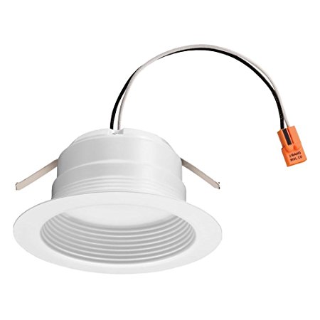 Lithonia Lighting 4BEMW LED 30K 90CRI M6 4 Inch 10.1W White LED Recessed Baffle Module, 3000K, 90 CRI, T24 Compliant