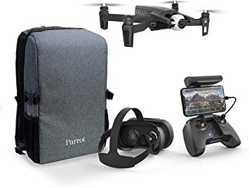 Parrot Anafi - FPV Drone Set - Lightweight and Foldable Quadcopter - FPV Cockpitglasses 3 for Immersive Flights - Full HD Live Streaming - Comprehensive and Compact Set with Backpack