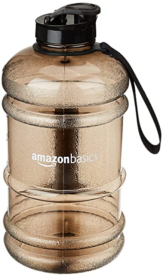 AmazonBasics Sports Water Bottle with Handle, Black