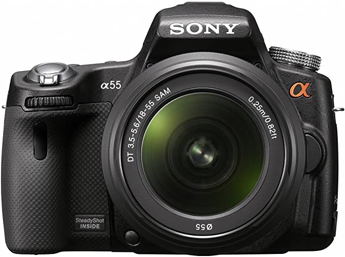 Sony 55 DSLR Camera with 18-55mm Zoom Lens