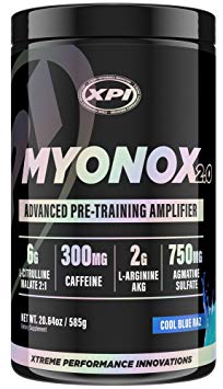 XPI Myonox 2.0 (30 Serv) (Cool Blue Raz) - Advanced Pre-Training Amplifier
