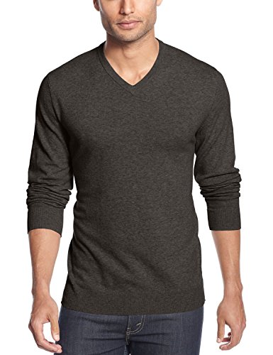 Alfani Mens Long Sleeves V-Neck Pullover Sweater