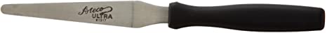 Ateco 1317 Ultra Offset Tapered Spatula with 4.75 by .75-Inch Stainless Steel Blade, Plastic Handle, Dishwasher Safe