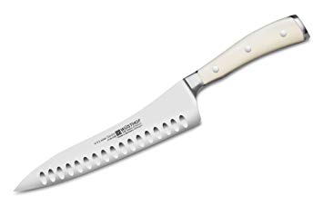 Wusthof Classic Ikon 8-inch Hollow Edge Wunder Knife (Creme)