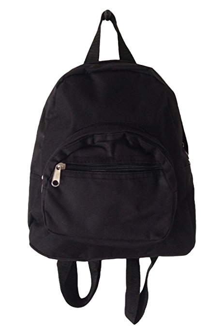 Mini Backpack Purse 11-inch, Zipper Front Pockets Teen Child