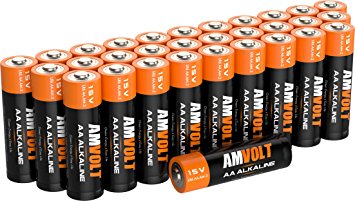 28 Pack AA Batteries [Ultra Power] Premium LR6 Alkaline Battery 1.5 Volt Non Rechargeable Batteries for Watches Clocks Remotes Games Controllers Toys & Electronic Devices - 2027 Expiry Date (28 Pack)