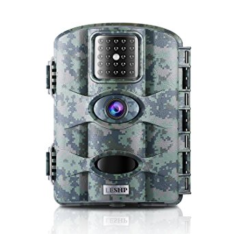 Elepawl Game & Trail Hunting Camera, 12MP 1080P HD No Glow Infrared Scouting Camera 60°Night Vision up to 65ft with 2.4'' LCD Screen, 24pcs 940nm IR LEDs and Waterproof IP65