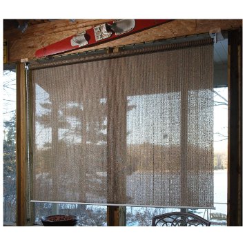 CASTLECREEK Sunscreen Roll-up Window Shade, HUNTER GREEN, 6X6'