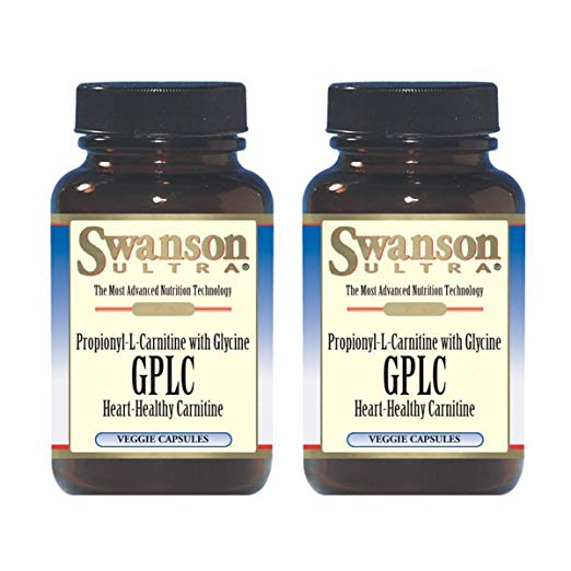 Swanson Propionyl L-Carnitine with Glycine - Gplc 60 Veg Caps 2 Pack