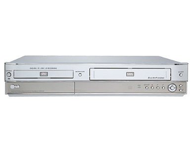LG XBR446 Dual Layer DVD Recorder Player VCR VHS Player