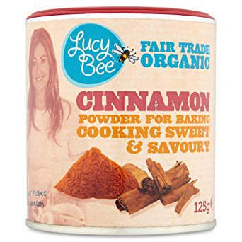 Lucy Bee Fair Trade Organic Cinnamon Powder 125 g (pack of 2)