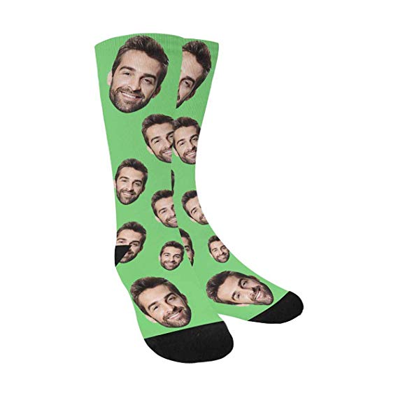 Custom Face Socks Multiple Faces, Your Photo on Socks for Men Women
