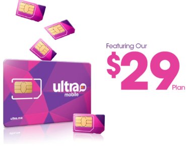 Ultra Mobile Micro SIM Card Dual Cut with 2 Months $29 Unlimited International Plan Micro / Standard Ultra Mobile 4G LTE SIM Card Prefunded Preloaded Activation Kit(2X $29 Monthly Plan)