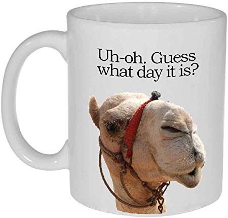 Guess What Day It Is Coffee or Tea Mug - Hump Day Funny Camel Coffee or Tea Mug
