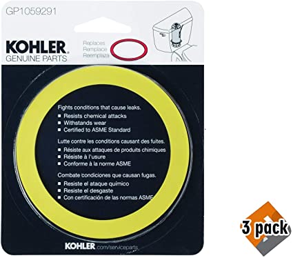 Kohler Genuine Part Gp1059291 Canister Seal, Pack of 3