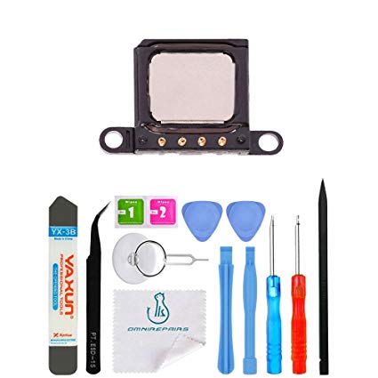 OmniRepairs Earpiece Ear Sound Speaker Replacement for Model A1634, A1687, A1699 with Repair Toolkit (iPhone 6s Plus)