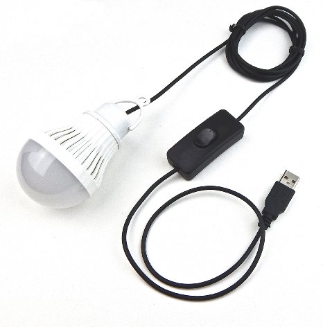 SunJack CampLight™ USB Bulb 340 Lumens