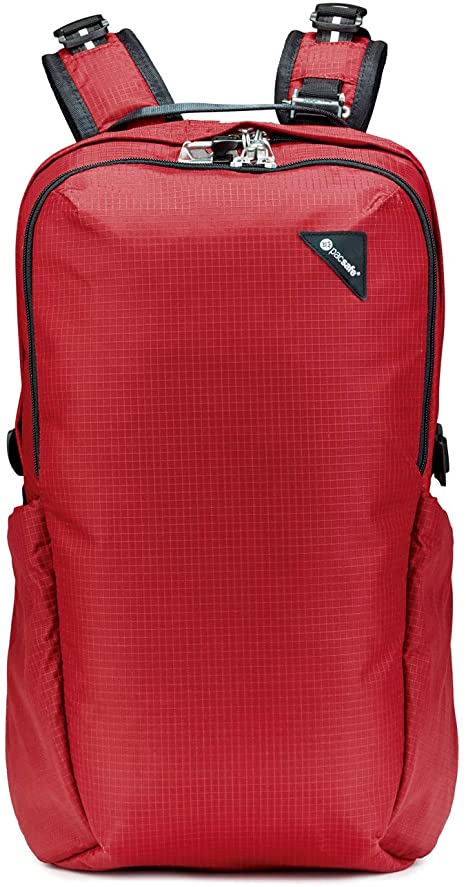 PacSafe Vibe 25l Anti-Theft Backpack, Goji Berry Red, One Size (60301324)