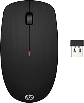 HP Wireless Mouse X200, 2.4 GHz with USB Receiver, 18-Month Battery Life, Ambidextrous, Windows PC, Notebook, Laptop & Mac Compatible