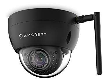 Amcrest ProHD Fixed Outdoor 3-Megapixel (2304 x 1296P) Wi-Fi Vandal Dome IP Security Camera - IP67 Weatherproof, IK10 Vandal-Proof, 3MP (1080P/1296P), IP3M-956B (Black) (Renewed)